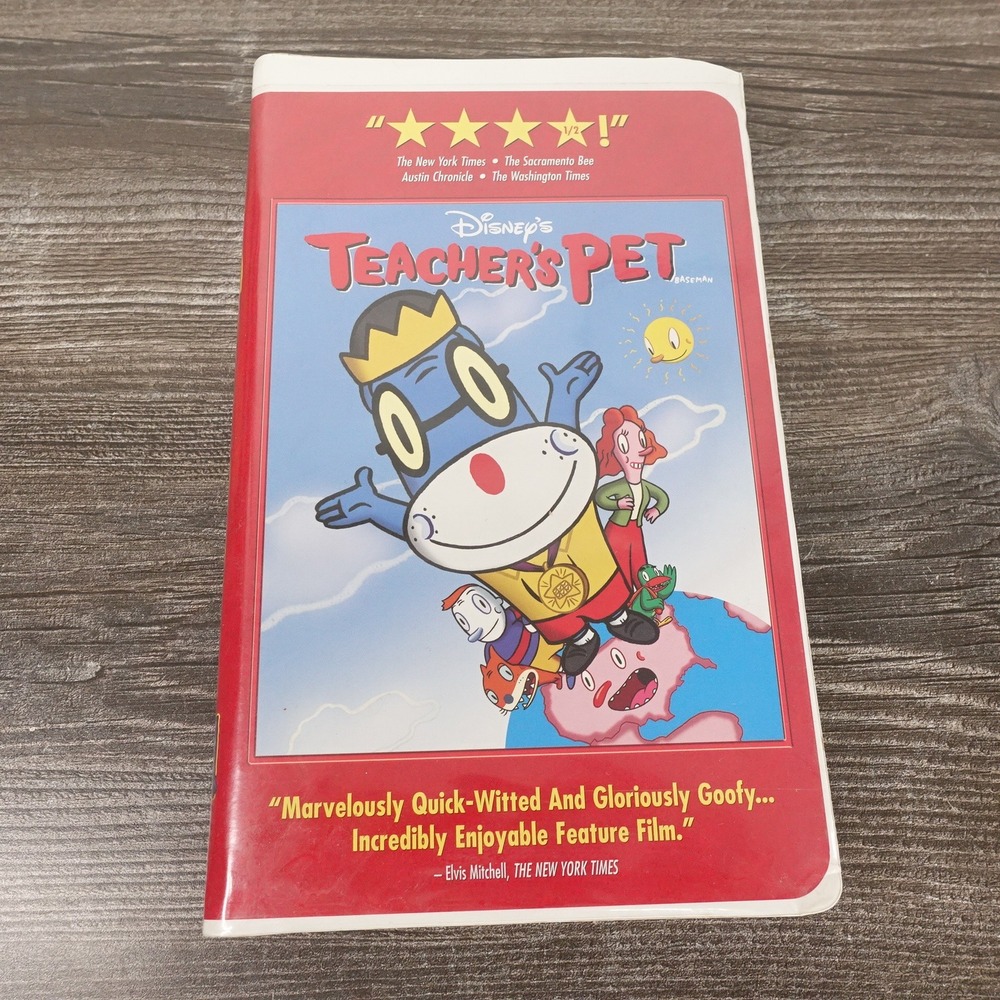 Disney Teacher's Pet VHS Movie Kids OS Red Good Gary Baseman Animated 2004 Film